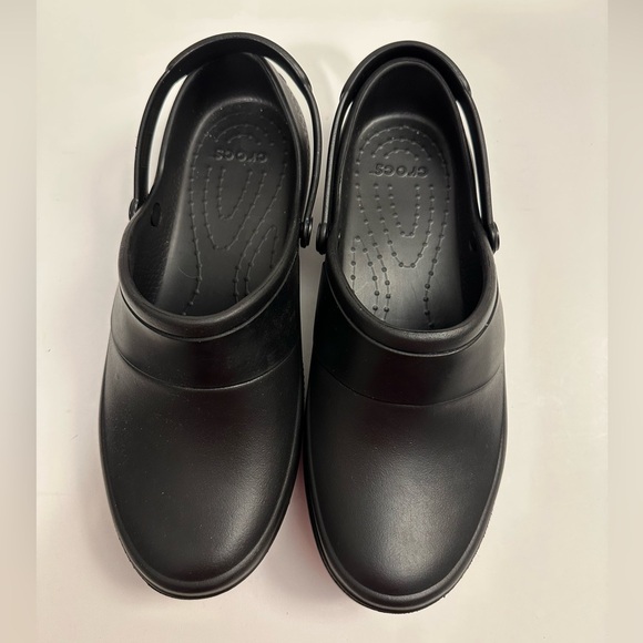 Crocs Women's Mercy Work Clog Black Size 10 - Picture 3 of 14